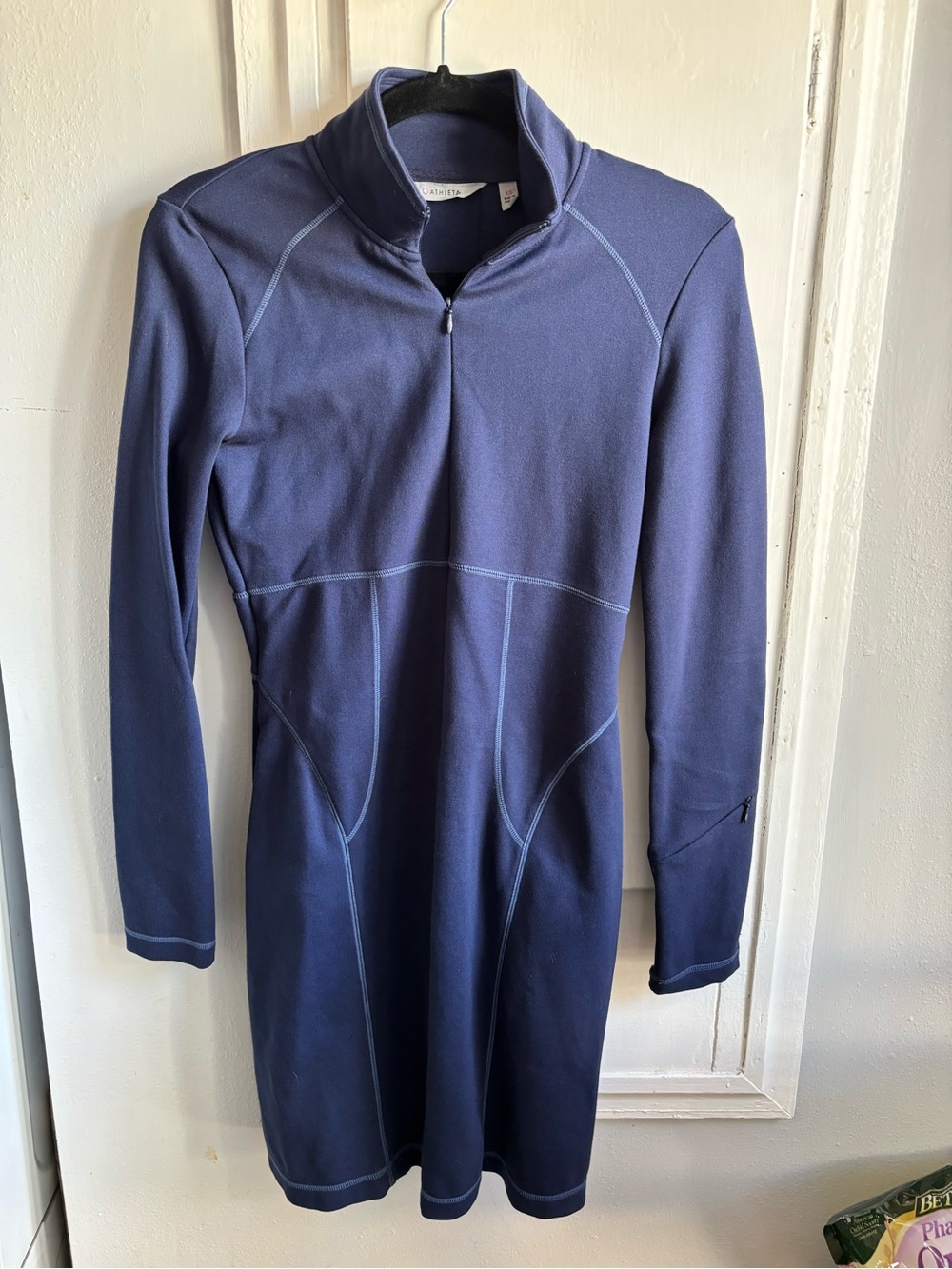 Women’s Athleta Navy Half-Zip Performance Dress